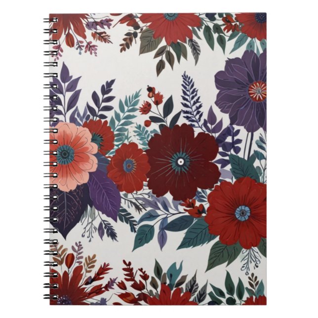 Floral Customizable Gift Notebook (Front)