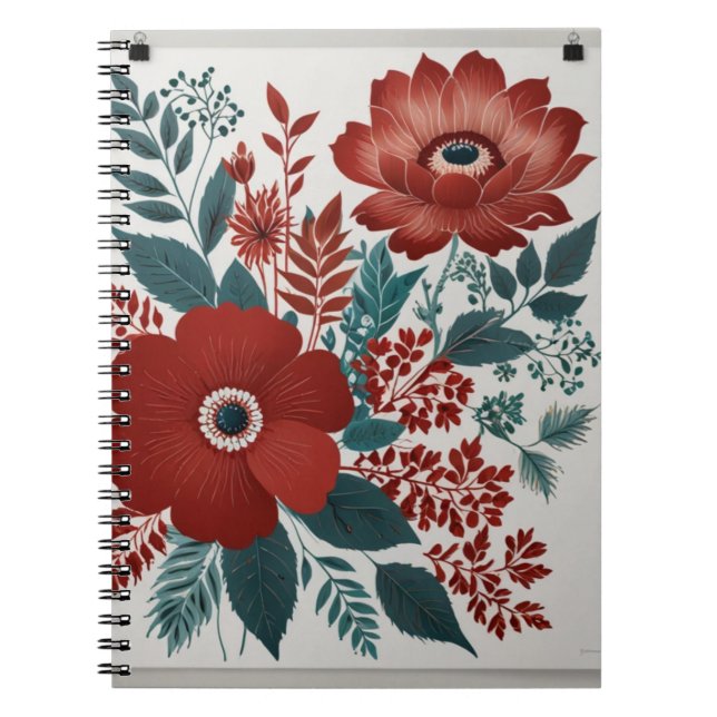 Floral Customizable Gift Notebook (Front)