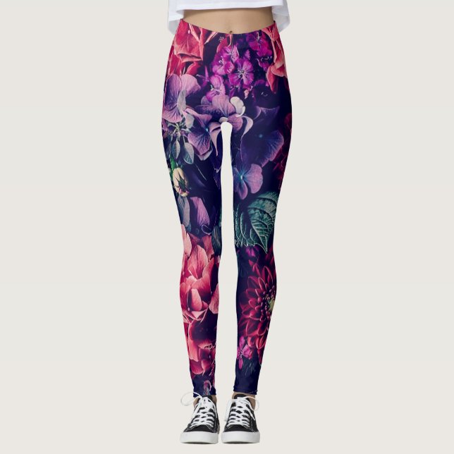 Floral cute leggings (Front)