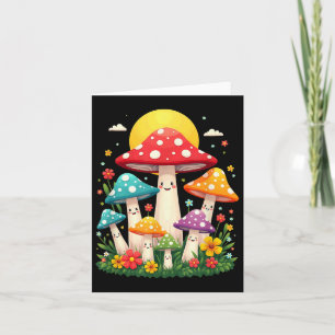 Floral Cute Mushroom Fungi Halloween Costume _1 Card
