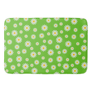 Floral Daisies Bath Mat