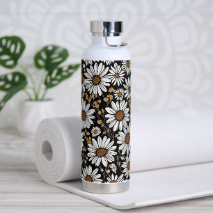 Floral Daisies Water Bottle