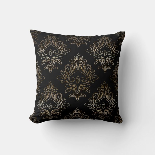 Floral Damask pattern  Cushion (Front)