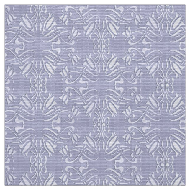 Floral damask pattern fabric (Swatch)