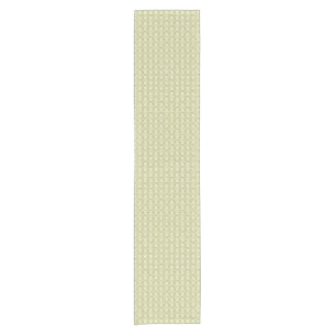 Floral damask wallpaper short table runner