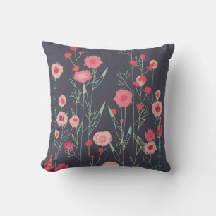 Floral Dark Cushion