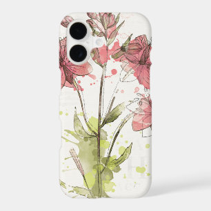 Floral Dark Pink Splash