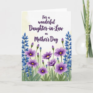 Floral Daughterinlaw Mothers Day Card