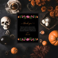 Floral Day of the Dead Bridal Shower