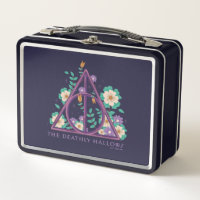 Floral Deathly Hallows Graphic