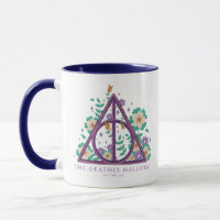 Floral Deathly Hallows Graphic
