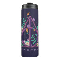 Floral Deathly Hallows Graphic