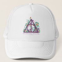 Floral Deathly Hallows Graphic