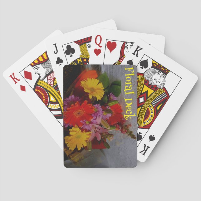 Floral Deck of Playing Cards (Back)