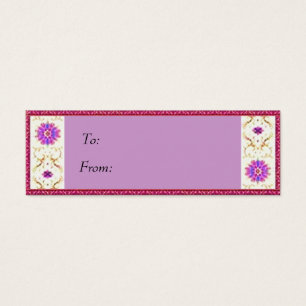 Floral Deco  Gift Tag