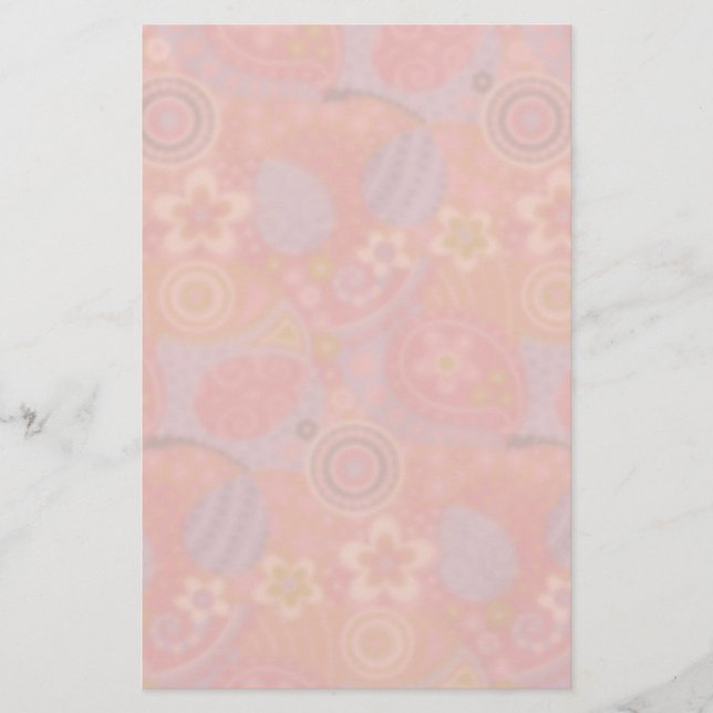 Floral Deco Stationery (Front)