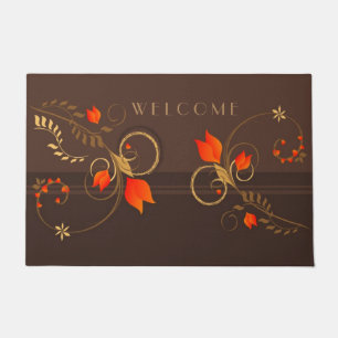 Floral Decor Doormat