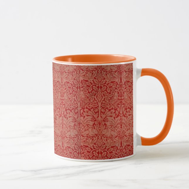 Floral Decorative Art Pattern William Morris Mug (Right)
