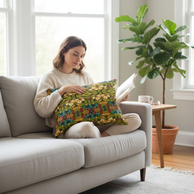 Floral Decorative Cushion (Creator Uploaded)