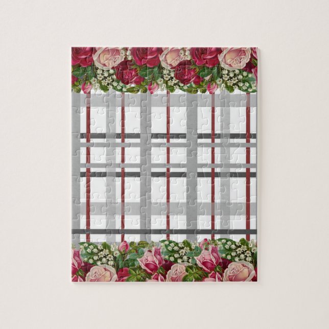 Floral Decorative Jigsaw Puzzle (Vertical)