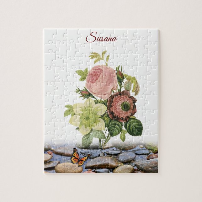 Floral Decorative Jigsaw Puzzle (Vertical)