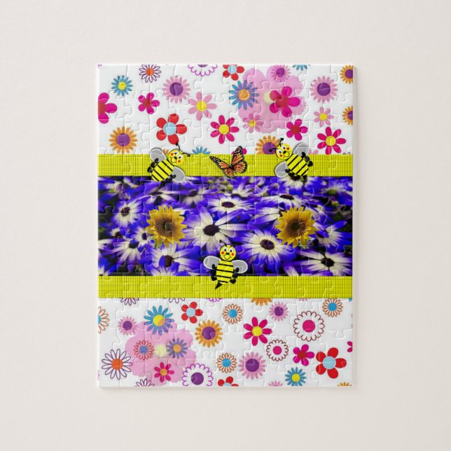 Floral Decorative Jigsaw Puzzle (Vertical)