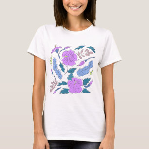 Floral Decorative Line Art Shirt