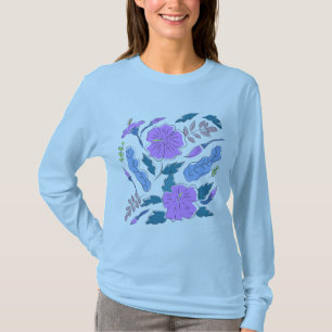 Floral Decorative Line Art Shirt