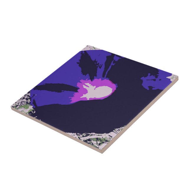 Floral Decorative Tile (Side)