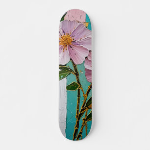 Floral Delight Notebook Skateboard