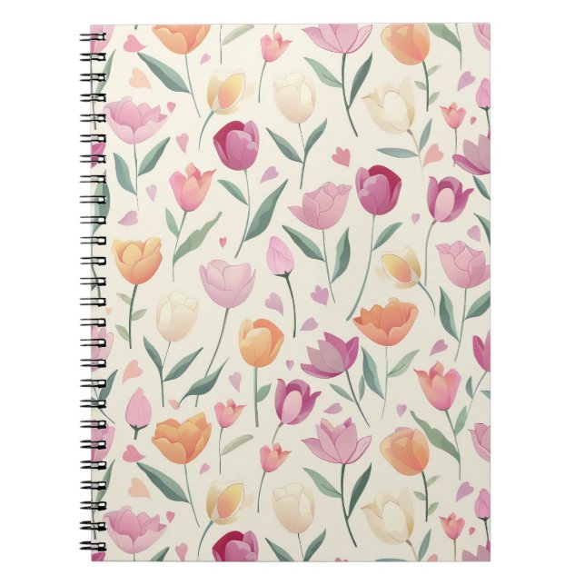 Floral Delight Pattern Notebook (Front)