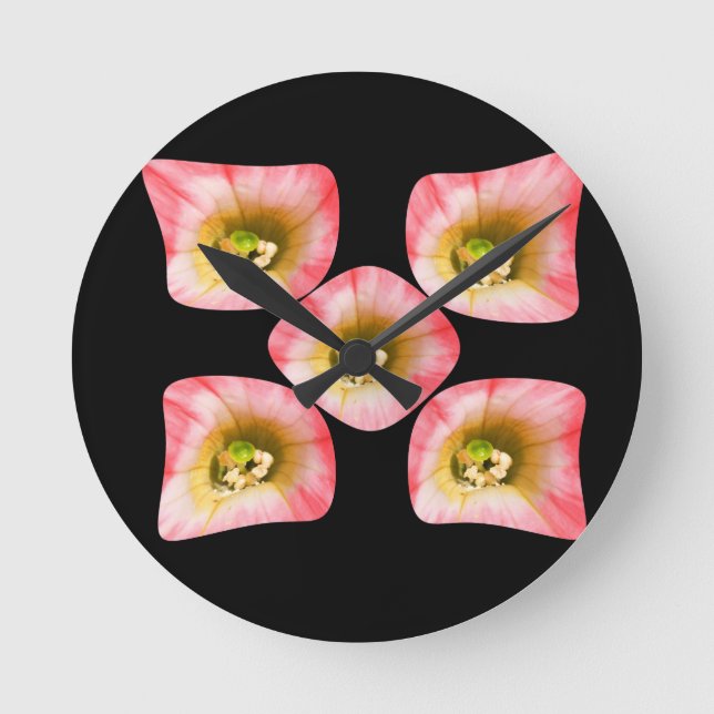 Floral Delight Round Clock (Front)