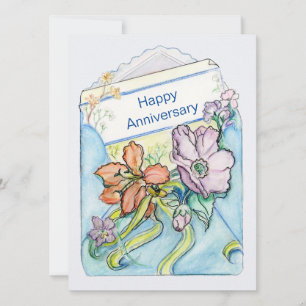 Floral Delivery Flat Card Personalise