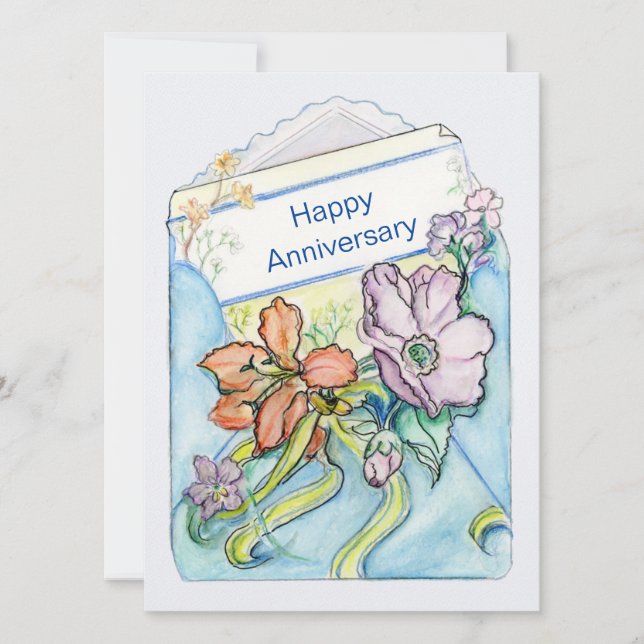 Floral Delivery Flat Card Personalise (Front)