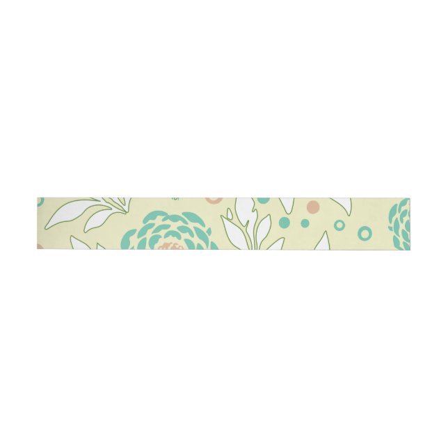 Floral Design 21 Wrap Around Label (Individual)