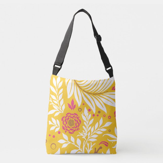 Floral Design 24 Crossbody Bag (Front)