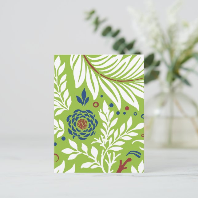 Floral Design 27 Holiday Postcard (Standing Front)