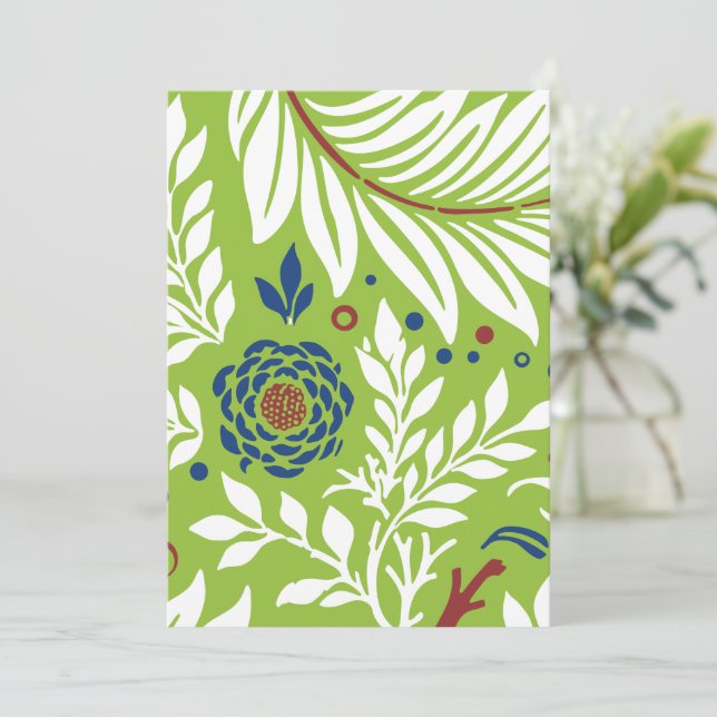 Floral Design 27 Thank You Card (Standing Front)
