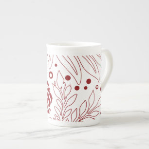 Floral Design 28 Bone China Mug