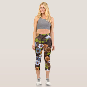 Floral Design 2 Capri Leggings
