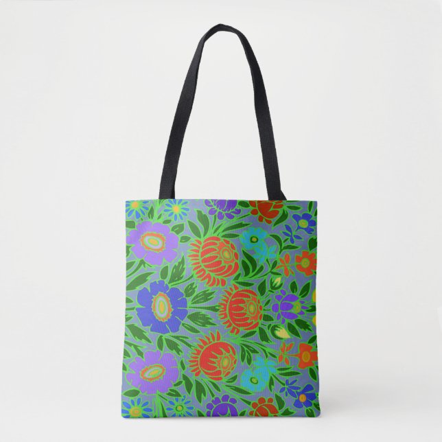 Floral Design #2 Tote Bag (Front)