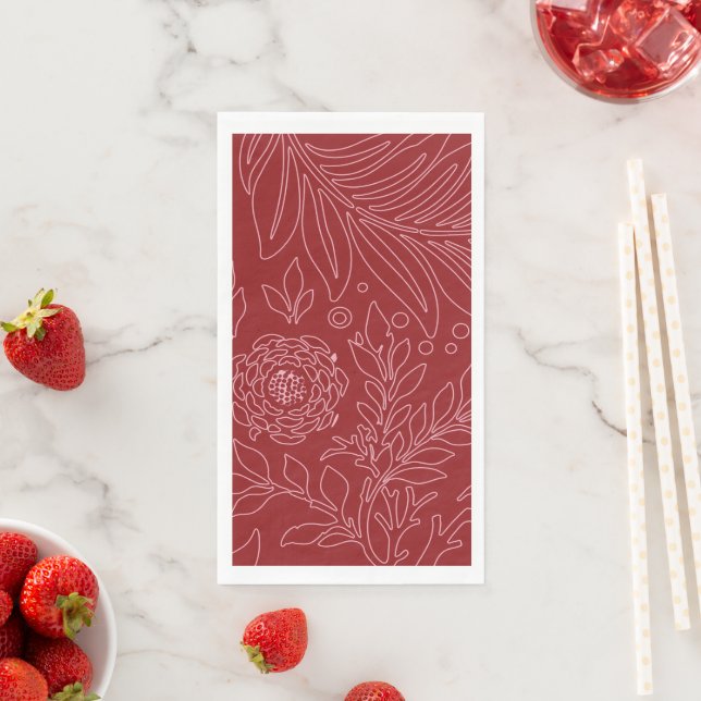 Floral Design 30 Napkin (Insitu)