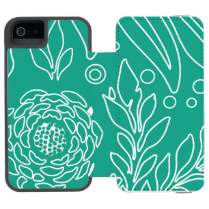 Floral Design 34 Incipio Watson™ iPhone 5 Wallet Case
