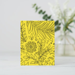 Floral Design 36 Holiday Postcard