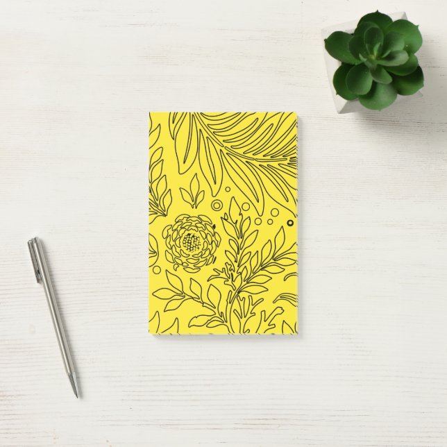 Floral Design 36 Post-it Notes (Office)