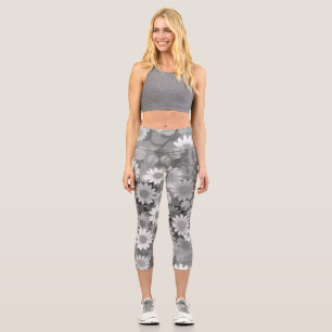 Floral Design 3 Capri Leggings