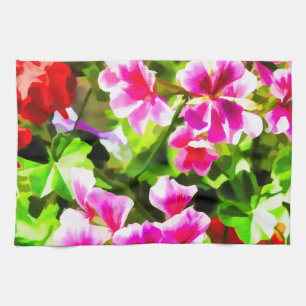 Floral Design 5 Light.jpg Tea Towel