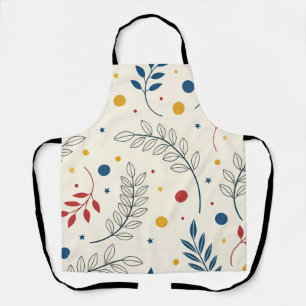 Floral design apron