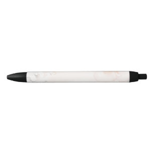 Floral Design Black Ink Pen