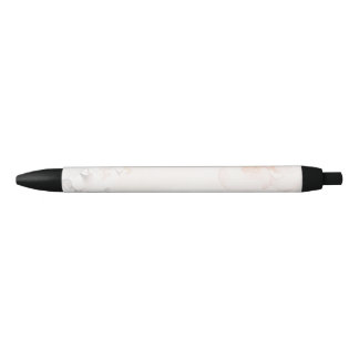 Floral Design Black Ink Pen
